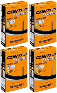 Continental Race 28" 700x20-25c Inner Tubes - 60mm Presta Valve (Pack of 4 Tubes)