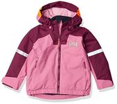 Helly-Hansen Kids' Little Legend Insulated Waterproof Windproof Breathable Ski Jacket, 070 Ibis Rose, Size 10