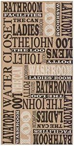 Boston International Funny Bathroom Decor, Guest Towels Disposable, Hand Towels for Bathroom, Gag Gifts Funny Bathroom Art Loo Pak 32