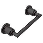 Moen YB0808BL Arris Pivoting Toilet Paper Holder, Matte Black