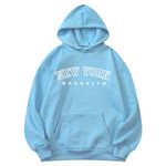 Tabadtod Trendy Newyork-White Out LINE Printed Men's Hoodies