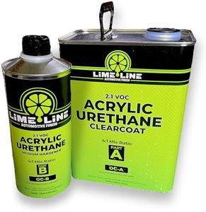 LiME LiNE Automotive 2K Clearcoat, 1.25 Gallon Kit- 4:1 Mixture - Overall High Gloss Finish Top Coat for Cars, Trucks and Motorcycles.