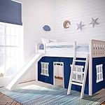 Max & Lily Low Loft Bed, Twin Bed F