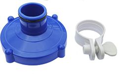 Algenschnapper Adapter for Pool Hose to Filter System for Quick-Up Pools from Intex and Bestway (Diameter 80 mm to Diameter 32 mm) with Hose Clamp