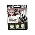 Diabolical Little Willy Condoms - Penis Gifts, Safer Sex, Close Fit Condoms for Men, Funny Gifts for Men, Rude Gifts for Him