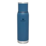 Stanley Adventure To-Go Thermos Flask 1.0L - 25 Hours Hot - 27 Hours Cold - Leakproof Flask for Hot Drink - Insulated Lid - BPA-Free Coffee Flask - Dishwasher Safe - Abyss