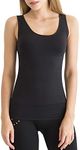 WOOD MEETS COLOR Women Shaping Control Vest Tops Slimming Tummy Control Camisole Compression Tank Seamless Body Shaper Shapewear Underwear (Black ， M)