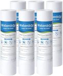 Waterdrop 5 Micron Water Filter 10" x 2.5" Whole House Water Filter Replacement Cartridge, Sediment Water Filter Replacement for Any 10 inch RO Unit, Aqua-Pure® AP110, Culligan® P5, WHKF-GD05, 6 Pack