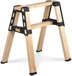 2x4basics 90196MI Custom Pro Brackets Sawhorse, 2 Pack, Black