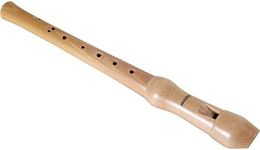 Hohner B-9560 2-Piece Maple Soprano Baroque Recorder