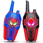 Spider Walkie Talkies for Kids, Toyokid Boy Toys for 4 5 6 Year Old Girls Gift Ages 3-12 Year Old Boy Gift Age 5 6 7 8 Walkie Talkie Outdoor Toys Age 3 4 5 6 7 Kids Toys Camping Hiking Garden Toys