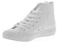 Converse All Star Hi Lthr Optical White - 3 UK