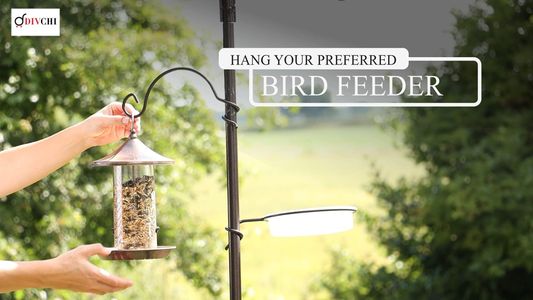 DIVCHI Bird Feeder Station – Outdoor Wild Bird Feeding Stand