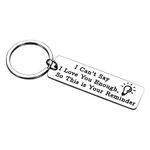 I Love You Gifts Funny Keychain for Boyfriend Girlfriend Husband Wife Fiance Fiancee Couples BFF Mom Dad on Birthday Christmas Wedding Valentine’s Day Jewelry Present for Him Her Men Women