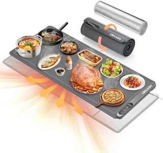LBOLHZO Warming Mat For Food Extra Large 36"x16" 580W Food Warmer Chafing Dishes for Buffet,Food Warming Mat,Food Warmers for Parties Buffet,6 Temp 6 Hour Timer Heating Mat for Food Mothers Day Gifts