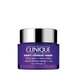 Clinique Smart Clinical Repair Lifting Face + Neck Cream with Peptides + Hyaluronic Acid | Anti-Aging + Hydrating, 75ml