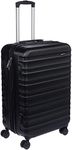 Amazon Basics Hardside Luggage ABS Hard-Shell Spinner/Suitcase with 4 Wheels, 68 cm, Black