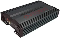 Power Acoustik OD1-5000D Car Amplifier - Overdrive Series 5000 Watts Max, 1 Ohm Stable Monoblock Amplifier, Car Stereo Mosfet Power Supply Class D Car Audio Subwoofer Amp, 0g Block