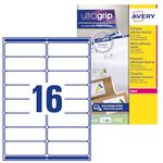 AVERY - 240 Custom White Self-Adhesive Address Labels - No Jam - Format 99.1 x 33.9 mm - Laser Printing