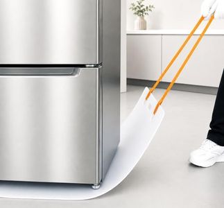 NEW Appliance Mover! Large Appliance Sliders, Furniture Moving Sliders with Pull Strap, Effort-Saving Floor Protection Mat for Refrigerators, Washers, Dryers and Stoves, 48 x 30 Inch, with Gloves