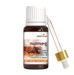 Naturoman Nutmeg Pure and Natural Therapeutic Grade Essential Oil | For Reduces Muscular & Joint Pain | Natural & Pure | Suitable for All Skin Types | Multipurpose | Pack of 1 | 30 ml