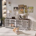 Heavy Duty Dog Crate Furniture: 72I