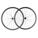 700c Disc Brake Carbon Wheelset 30mm 28mm Width Road Bike Wheels Center Lock Road Cycling Tubeless Compatible Clincher