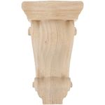 Veemoon Unfinished Wood Carved Corbels Wood Carved Corner Onlay Corbels Unpainted Corbels Decor Farmhouse Corbels for Restaurant Decor Door Corner Cabinet Home Furniture(G002 Style 10*18*6cm)