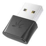 Avantree DG80 Bluetooth 5.0 USB Audio ONLY Adapter for PS4 PS5 Windows Mac Linux PC Computer, No Driver Installation Required, aptX Low Latency Dongle for Music & Calls, Works with Headset & Speakers