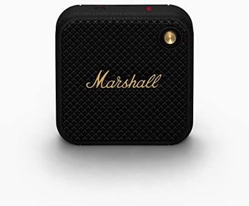 Marshall Willen Portable Bluetooth Speaker (Black and Brass)