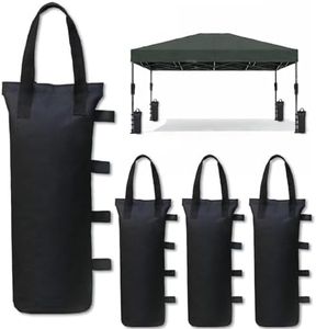 FRTAOOP Gazebo Weights Sand Bags: Filled Hold Oxford Wind Sandbags 4-pack for Keeping Sturdy Canopy Tent Legs - Outdoor for Patio Garden Beach Camping