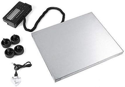 Báscula industrial báscula postal digital plataforma impermeable de acero inoxidable base con pantalla deportada, peso de almacén 150 kg/0,05 kg 300 kg / 0,1 kg
