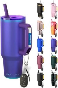 Frost Buddy Thicc Buddy - 40 oz Stainless Steel Vacuum Insulated Tumbler with Lid and Straw for Water - Travel Mug Cupholder Friendly - Gifts for Women Men Him Her (Nebula)