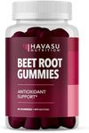 Beet Root + COQ10 Gummies | Nitric Oxide Supplements for Men & Women | Healthy Energy & Circulation Support with Pomegranate Extract | Circulation Supplements for Heart Health | 60 Vegan Gummies