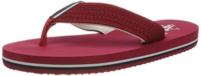 US Polo Association Men's Nettuno Flip Flops, Red (Red 019), 6/6.5 UK