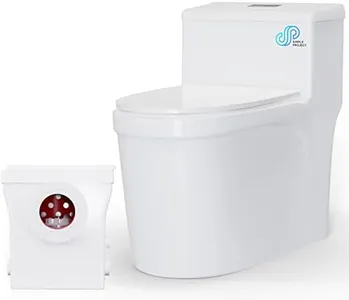 Simple Project Macerating Toilets System Kit, One Piece Upflow Toilet System | Upflush Toilet For Basement With 600w Macerator Pump Connect Sink, Bathroom, Laundry
