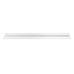 Kate and Laurel Levie Modern Floating Wall Shelf Picture Frame Holder Ledge, White