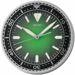 Seiko 12 Inch Heritage Design Watch Dial Wall Clock, Green