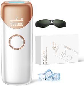 Hand-held Hair Removal Device IPL at Home Laser Hair Removal for Women and Men, Hair Reduction in Hair Regrowth for Body & Face(Gold)