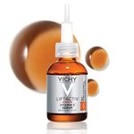 Vichy LiftActiv 15% Vitamin C Serum for Face with Hyaluronic Acid, Vitamin E & Polyphenols. Facial Serum for Brighter & Firmer Skin, Moisturizing for Sensitive Skin, 20ML