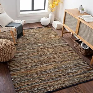 Mark&Day Area Rugs, 9x12 Garstang Rustic Dark Brown Area Rug, Brown Grey Green Carpet for Living Room, Bedroom or Kitchen (9' x 12')