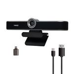 HD Webcam 1080P Web Camera,TONGVEO 116° Wide View 60fps Streaming Webcam Built-in Microphones and Speaker with Noise Reduction Mics and Privacy Cover for Zoom/Skype/Conferencing and Video Calling