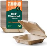 100% Compostable Clamshell Take Out