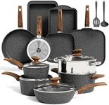 MAISON ARTS 17 Piece Pots and Pans