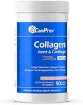 CanPrev Collagen Joint & Cartilage - 250g Powder - 50 Servings - Hydrolyzed Protein Peptides Types I & III for Joint, Bone, Skin & Nail Support - Paleo/Keto, Gluten Free, GMO Free