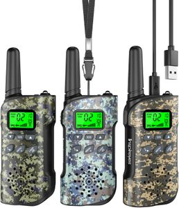 Inspireyes Kids Walkie Talkies, 3-Pack – Camouflage