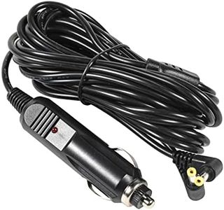 HQRP Car Charger for Sylvania SDVD7045, SDVD7047, SDVD8706, SDVD8716, SDVD8716-COM, SDVD8727 Portable DVD Player, 12-Volt DC Vehicle Power Adapter Cable Cord + HQRP Coaster