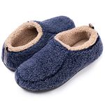 RockDove Men's Nomad Slipper with Memory Foam, Size 8.5/9.5 UK Men, Navy