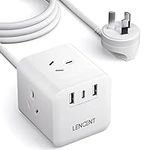 LENCENT Power Strip with USB, Cube 