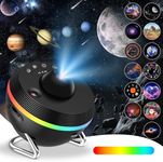 13 in 1Galaxy Projector Light, Star Projector Night Light for Kids with 13 Film Discs & 6 RGB Light, Galaxy Night Light with 4K HD and Timer, Planetarium Projector with Dynamic Shooting Stars